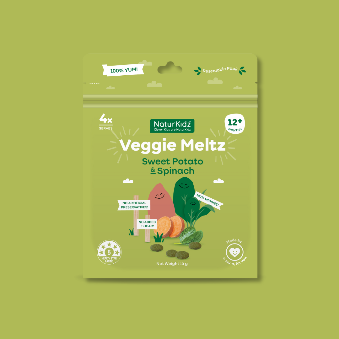 Veggie Meltz - Spinach & Sweet Potato 8 Pack